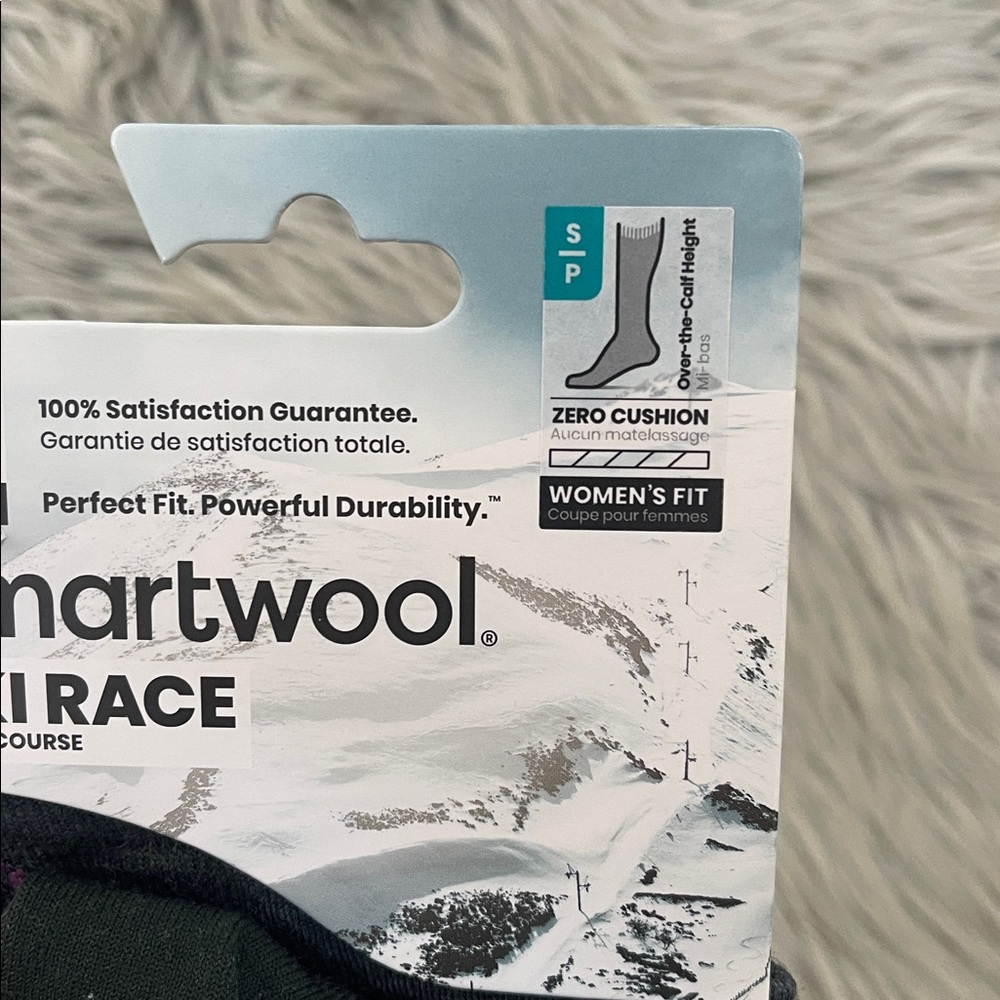 Smartwool Ski Race Socks - Black with Colorful Accents - Picture 4 of 4